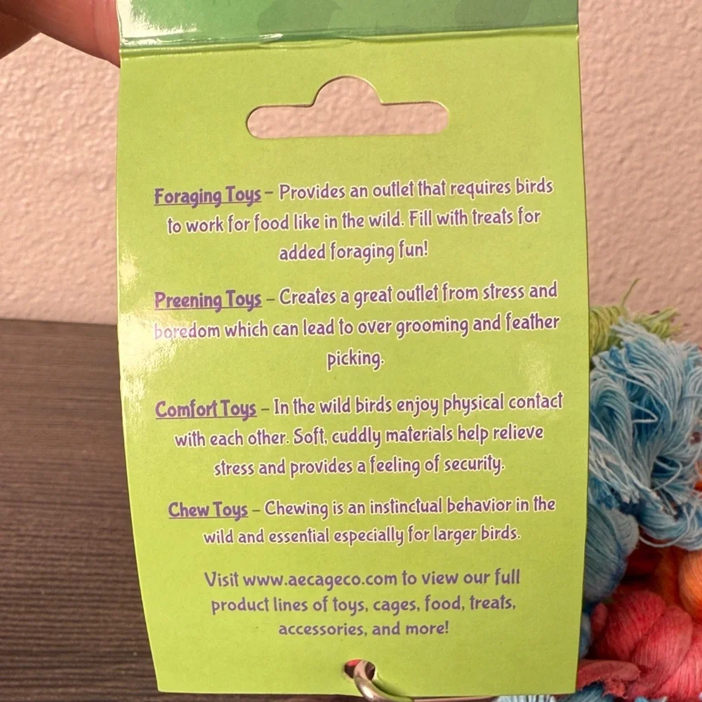 Happy Beaks Colorful Bird Toy
